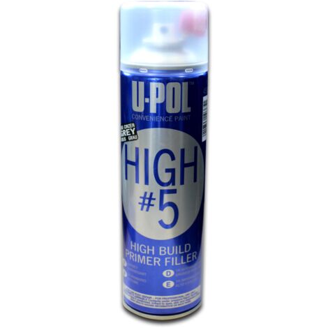 UPOL - Bombe Apprêt garnissant 450 ml gris - HIGHG/AL