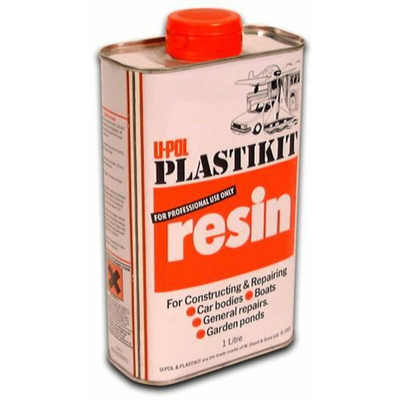 Upol - Résine polyester - 1 litre - Opaque - RE/1