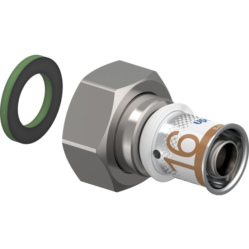 Uponor 16 Free Dado Raccordo a Crimpare - F20x27mm...