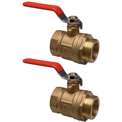 Uponor Magna Verteiler Kugelhahn (Set) 2x G 1 1/2