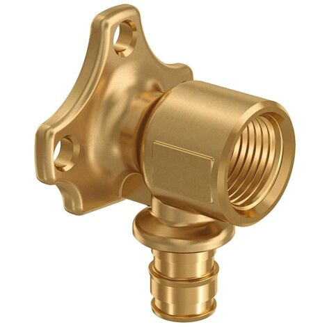 Uponor Q und E Smart Aqua Wandscheibe PL, 16mm x Rp 1/2" FT