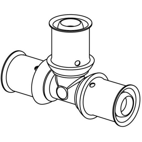 UPONOR RACCORD EN T S-PRESS PLUS PPSU 16 X 16 X 16 1039944 EN PLASTIQUE