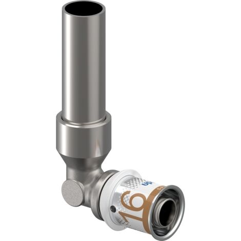 Uponor S-Press Plus HK-Anschlusswinkel plattiert, 16mm x 15CU, 350mm
