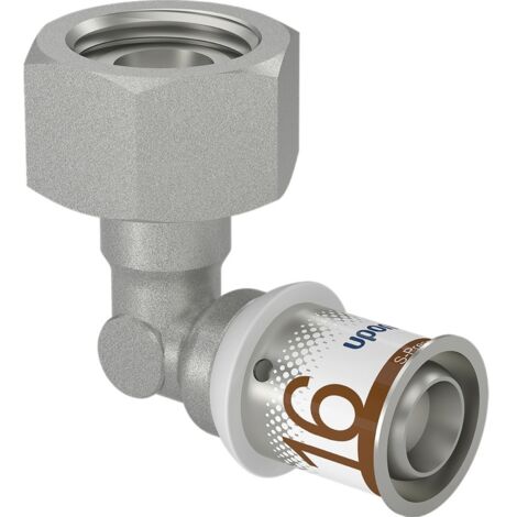 Uponor S-Press Plus SK-Winkelverschraubung Geberit, 16mm x 1/2" FT