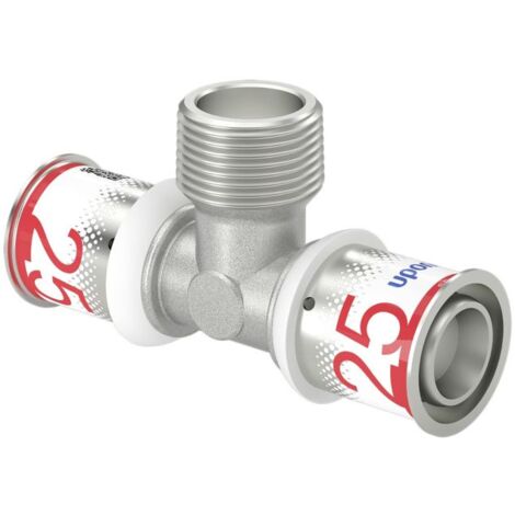 Uponor S-Press PLUS T-Stück 1070593 25 x R 3/4 AG x 25 mm