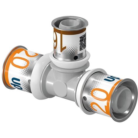 Uponor S-Press Plus T-Stück reduziert PPSU, 20x16x16mm