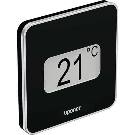 Uponor Smatrix Base Raumtemperatur- Feuchtefühler Style T-149 Bus schwarz