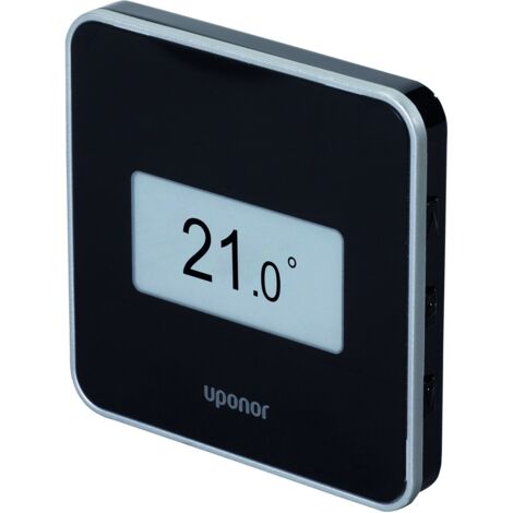 Uponor Smatrix Wave Raumtemperatur-Feuchtefühler Style, T-169, Schwarz