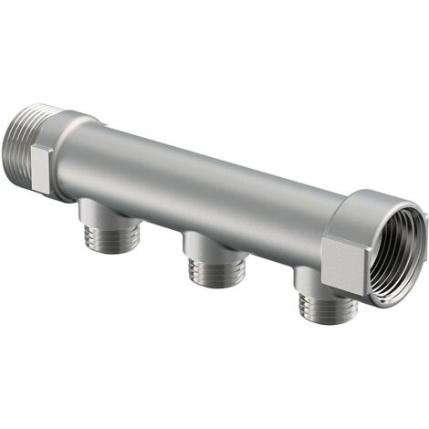 Uponor Uni-C Verteiler S, 1" MT/FT, 3x1/2" MT, 1014111