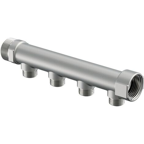Uponor Uni-C Verteiler S, 1" MT/FT, 4x1/2" MT, 1014109