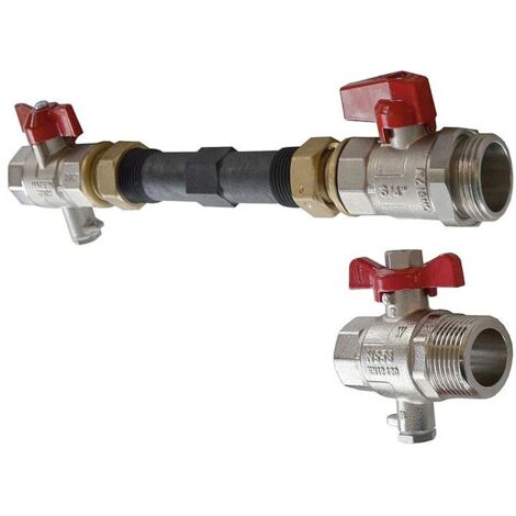 Uponor Vario Wassermengenzähler-Anschlussset horizontal G3/4" 110mm