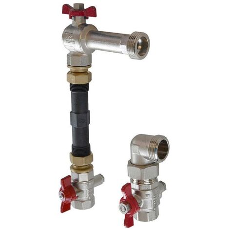 Uponor Vario Wassermengenzähler-Anschlussset vertikal G3/4" 110mm