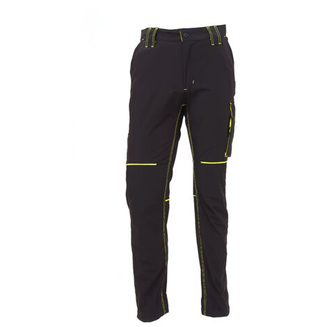 Upower WORLD pantalone da lavoro multitasca modello slim super resistente comodo BLACK CARBON taglia M
