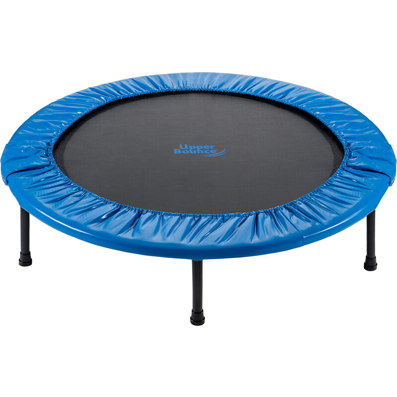 36 Inch 91cm Mini Fitness Exercise Trampoline Rebounder Trampette for Gym, Indoor Workout, Cardio, Weight Loss - Foldable - Upper Bounce