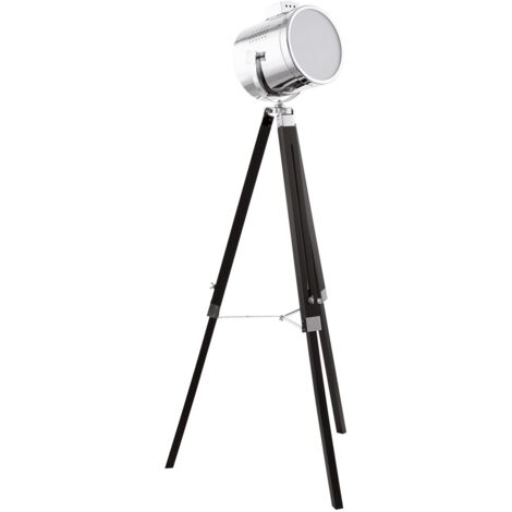 Upstreet Piantana 60W E27 Legno Acciaio 150 h cm