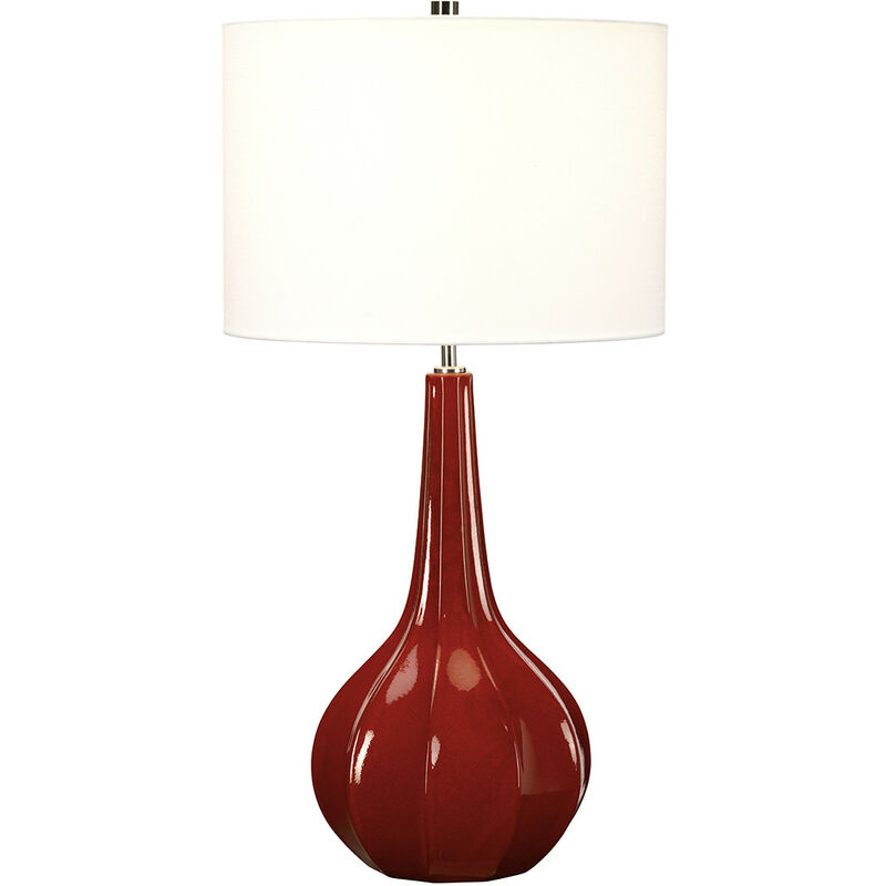 Upton - 1 Light Table Lamp, E27 - Elstead