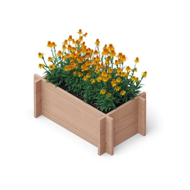 Multibox bac surélevé en bois, 59x29.5x29.5 cm, brun - Upyard
