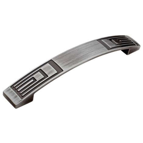 UR27 Griff, schwarz poliertes Nickel, 128 mm