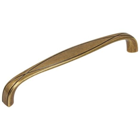 UR43 Griff, Messing antik patiniert, 128mm