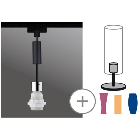 URail 2Easy Basic Pendel max. 20W E27 Schwarz