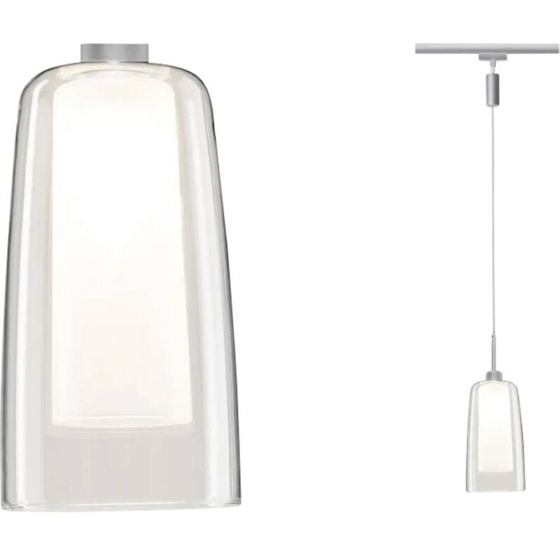 Arido ii Luminaire à suspendre URail GU10 5 w led chrome (mat) - Paulmann
