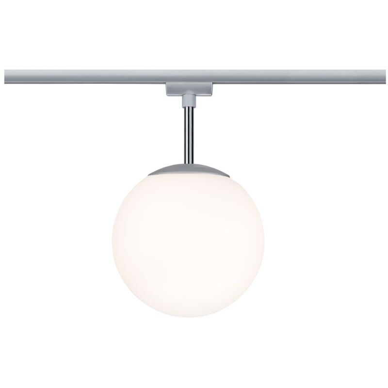 Paulmann - Luminaire sur rail haute tension Globe Small URail E14 10 w led chrome (mat)