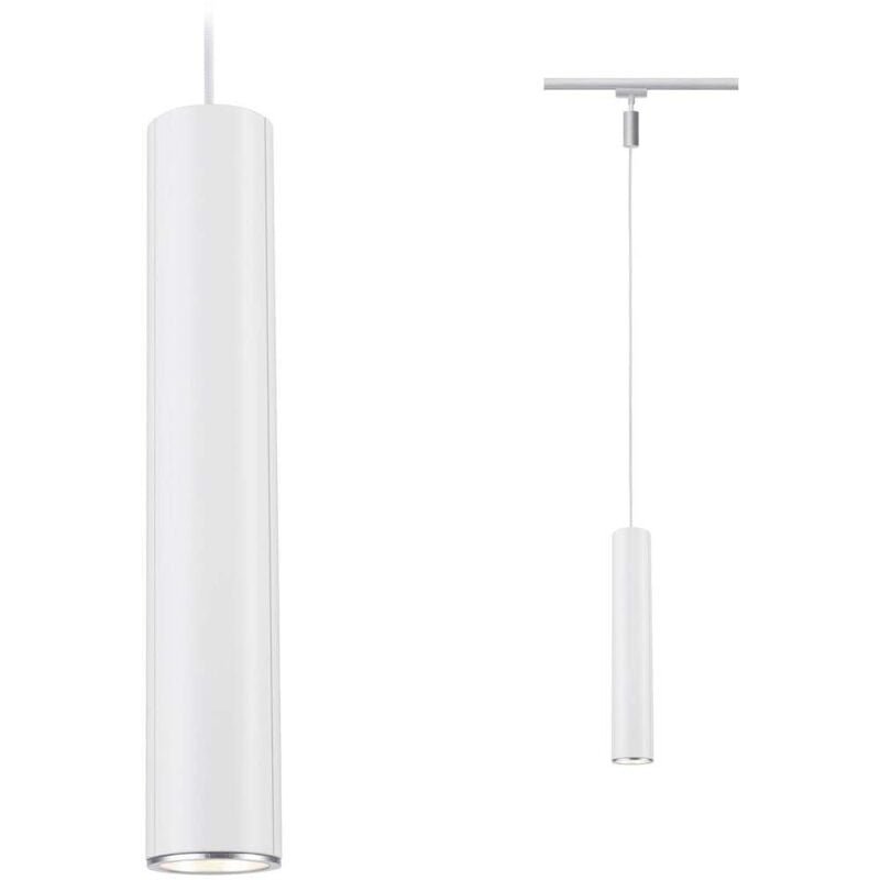 Pendel Catalejo Luminaire à suspendre URail GU10 chrome (mat), blanc - Paulmann
