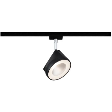 URail Spot Arena 1x14W Schwarz matt/ Chrom 230V Metall 2700K dimmbar"-"016359