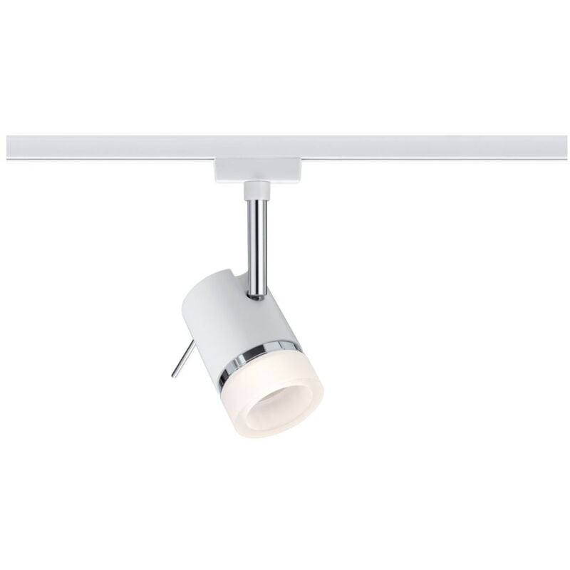 Pipe Luminaire sur rail haute tension URail GU10 10 w led blanc, chrome - Paulmann