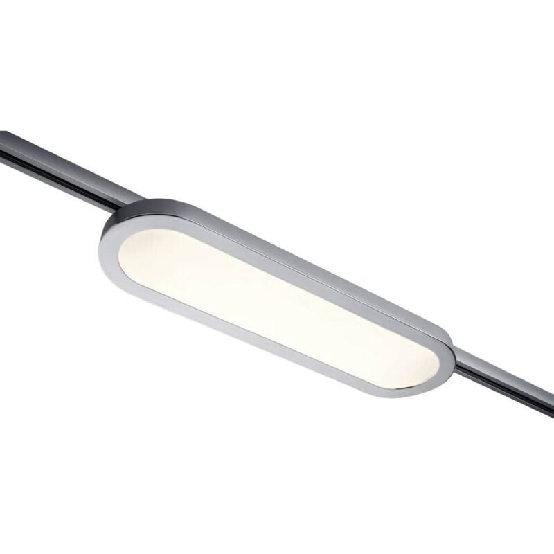 Luminaire sur rail haute tension Paulmann Panel Loop URail led intégrée 7 w led chrome (mat), chrome