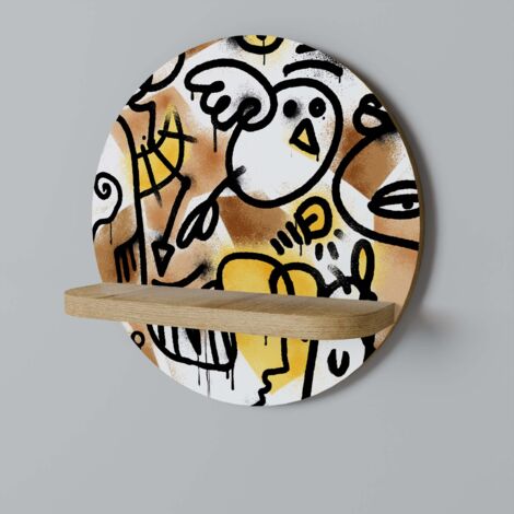 URBAN CANVAS Rundes Regal