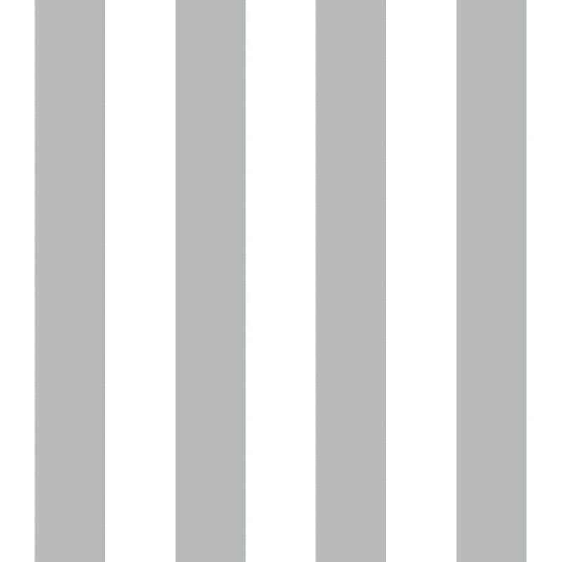 

Papel pintado rayas gris y blanco - Multicolor - Urban Friends&coffee
