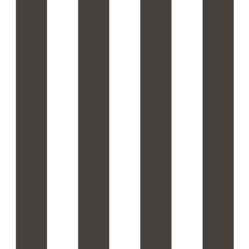 

Papel pintado rayas negro y blanco - Multicolor - Urban Friends&coffee