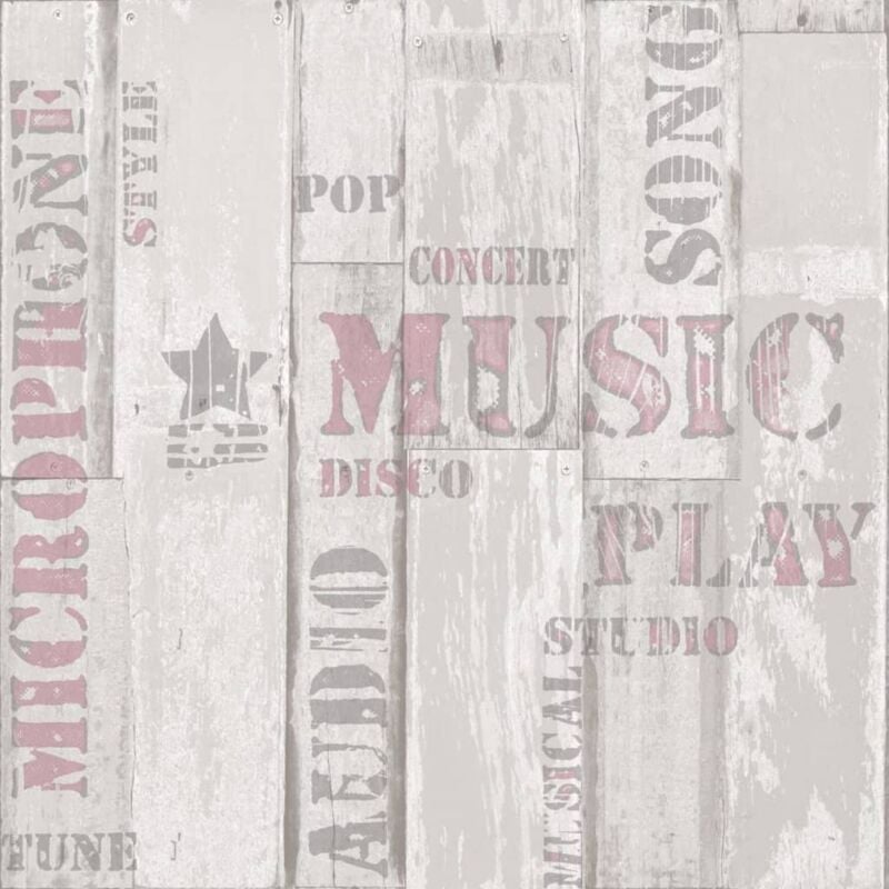 Papier peint Urban Friends&coffee Wooden Planks Words Noordwand