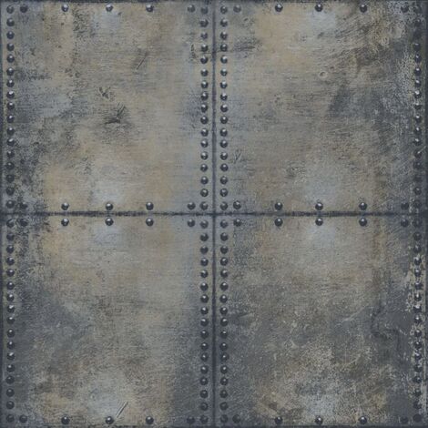 main image of "Urban Friends & Coffee Wallpaper Concrete Blocks Grey and Black - Grey"