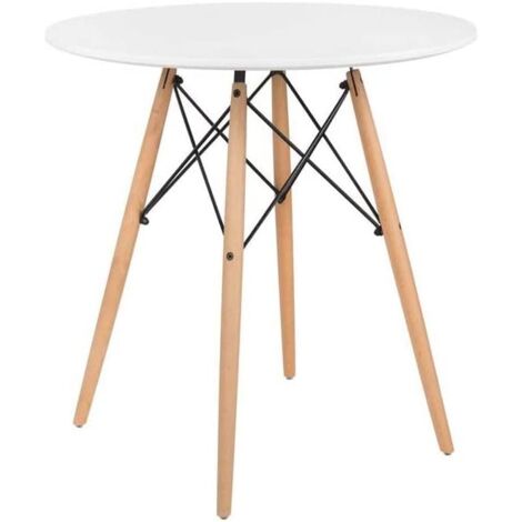URBAN INDUSTRIALTAVOLO TDO IN MDF 80 X H74 CM IN COLORE BIANCO