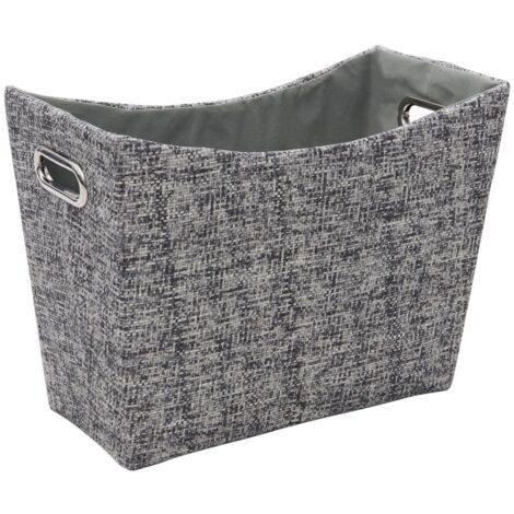 Urban Rectangle Paper Magazine Holder, Grey