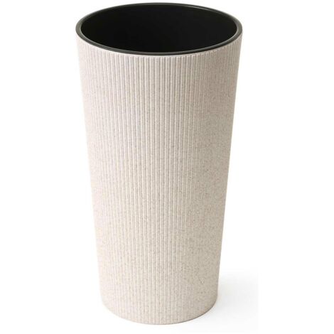 Urbanika ECO vaso in legno bianco h57 cm