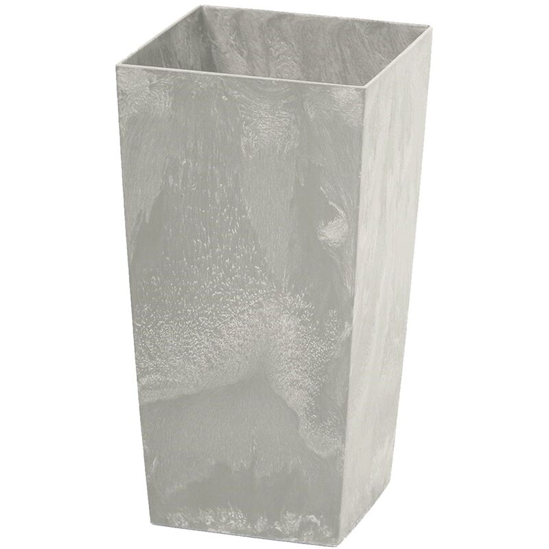 Prosperplast - urbi square beton effect Pot de 2L, dimensions (mm) 126x126x200, couleur Concrete