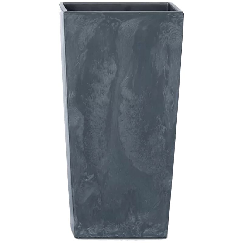 Urbi square beton effect Pot 4L., avec réservoir, dimensions (mm) 140x140x265, couleur Anthracite