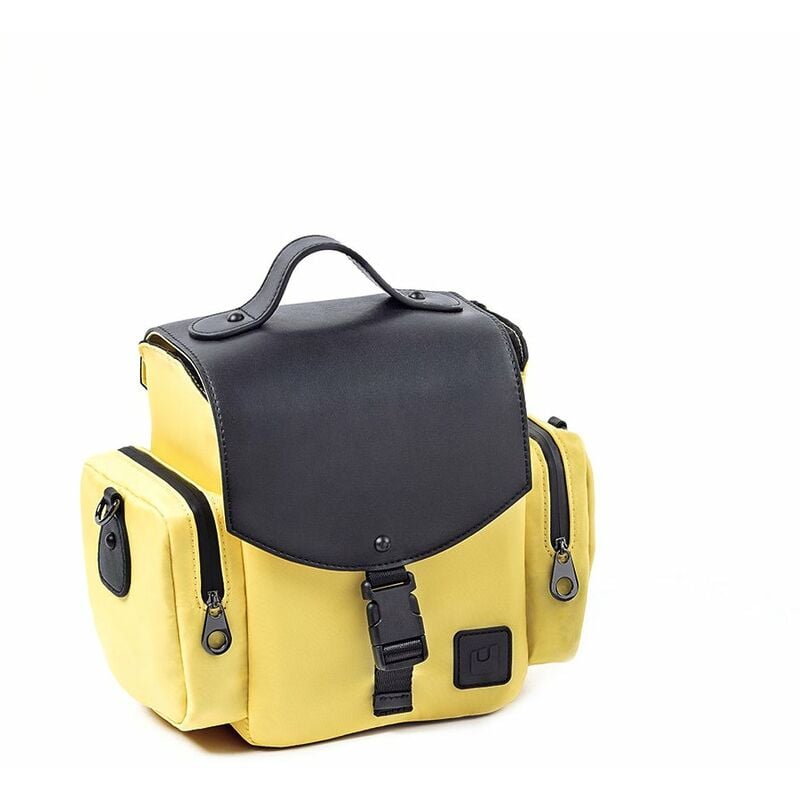 

UREVO Bolso para camara Estuche de viaje Mochila Equipaje de negocios Mochila de hombro al aire libre Impermeable para fotografo,Amarillo
