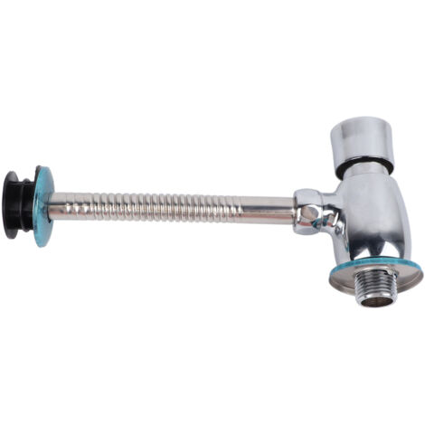 Urinal Flush Valve Push Button Rust Proof Brass Manual Toilet Flush Valve for Bathroom Public Place