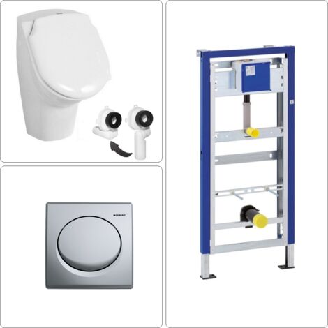 Urinal mit Deckel Set Geberit, chrom