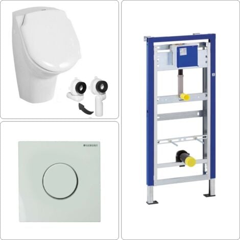 Urinal mit Deckel Set Geberit mit Rohbauset