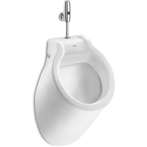 Urinario de porcelana con entrada de agua superior SPUN - ROCA
