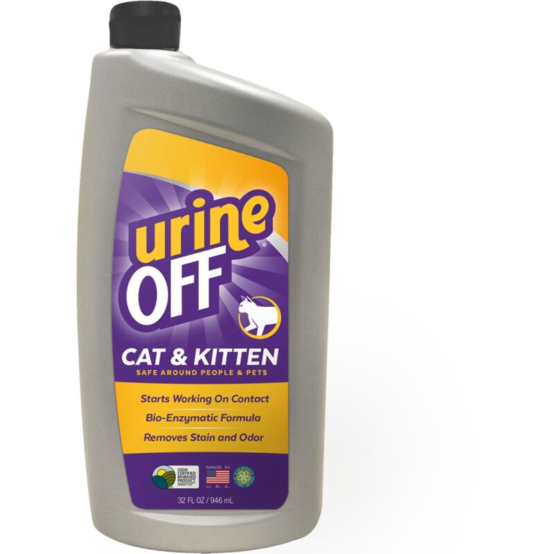 Akurit - urineOFF Cat & Kitten - spray détachant d'urine - 946ml