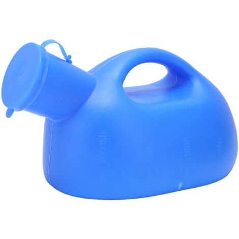 Urinoir 2000ML Grande Capacité Poignée Ergonomique Résistant à l'Usure Plastique Durable pour Homme