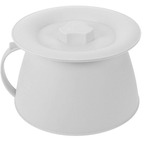 Urinoir de chevet portable Uni avec couvercle
