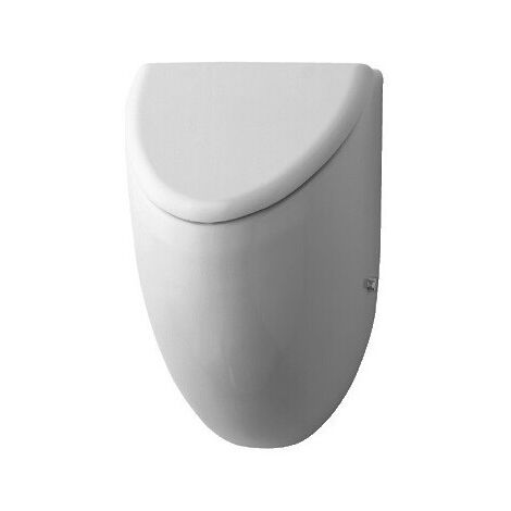 Urinoir FIZZ 305 x 285 mm, entrée par l'arrière, sans flacon, blanc DURAVIT
