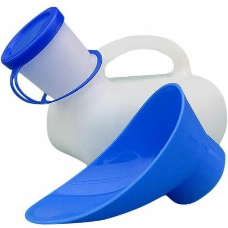 Urinoir Homme et Femme Urinoir Unisexe pour Voiture 1000ML Portable Urinoir Voyage Réutilisable Bouteille Collector d'urine pour la Mobilité des Personnes âgées DRIVE
